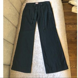 Black Linen Juicy Couture Pants